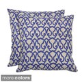 Villa Linen London Print Throw Pillows (Set of 2)