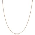 Fremada 14k Pink Gold 1-mm Flat Cable Link Chain (16-18 inches)