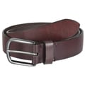 Marc New York Men's Brown Classic Genuine Leather Belt