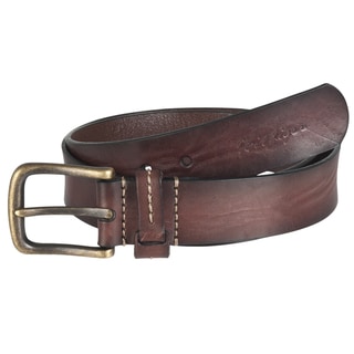 Tommy Hilfiger Men's Brown Leather Casual Belt
