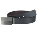 Kenneth Cole Reaction Men's Reversible Leather Gunmetal Buckle Belt