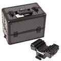 Sunrise Black Diamond Extendable Tray Makeup Case