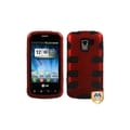 MYBAT Red/ Black Fishbone Case for LG LS700/ VM701/ VS700