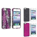 BasAcc Purple Safari/ Black Bling/ Pink Bling Case for Apple iPhone 5