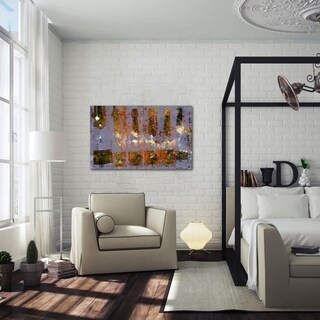 Oliver Gal 'Cristal on Crystal' Canvas Wall Decor