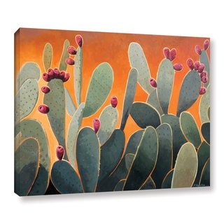 Art Wall Rick Kersten 'Cactus Orange' Gallery Wrapped Canvas