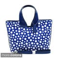 Dasein Glossy Polka Dot Satchel Bag