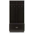Entryway Storage Closet Coat Rack with Drawer