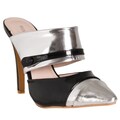 Riverberry Women's 'Celina' Two-tone Black Pointed Toe Stilettos
