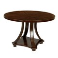 Briggs Contemporary Dark Walnut 48-inch Dining Table