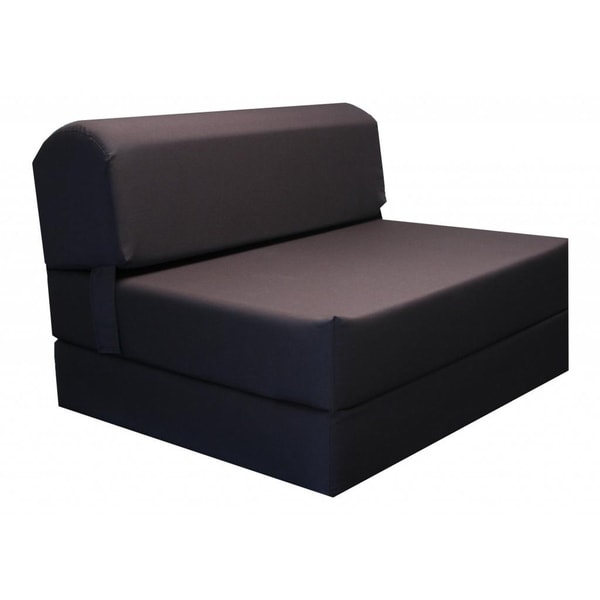 Brown Tri-fold Foam Chair / Bed / Mat - Overstock Shopping - Great ...