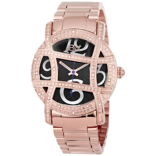 JBW Women's 'Olympia' Rose-goldtone Diamond-accented Watch