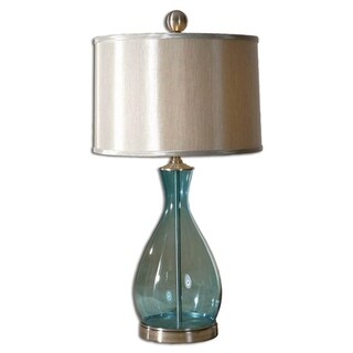 Meena Blue Glass Table Lamp
