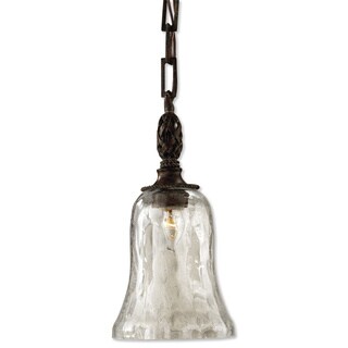 Galeana 1-light Antique Saddle Mini Pendant