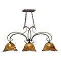 Vetraio 3-light Bronze Kitchen Island Light