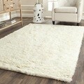 Safavieh Handmade Flokati Ivory Wool Rug (8' x 10')