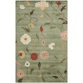Safavieh Handmade Jardin Sage/ Multi Wool Rug (8' x 10')