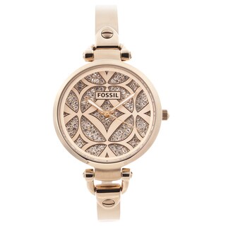 Fossil Women's 'Georgia' Goldtone Glitz Watch