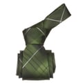 Republic Men's Green Plaid Microfiber Neck Tie