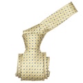 Republic Men's Yellow Dotted Microfiber Neck Tie