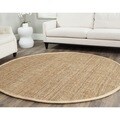 Safavieh Hand-loomed Sisal Style Natural Jute Rug (7' x 7' Round)