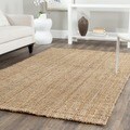 Safavieh Hand-loomed Sisal Style Natural Jute Rug (7' x 7' Square)