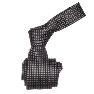 Republic Men's Black Dotted Microfiber Neck Tie