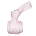 Republic Men's Pink Striped Microfiber Neck Tie