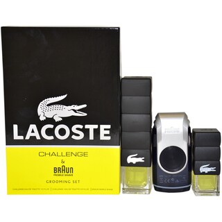 Lacoste 'Challenge' Men's 3-piece Fragrance Gift Set