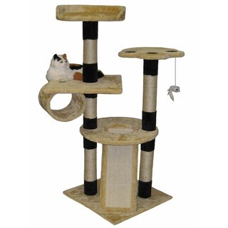 Go Pet Club 52-inch Cat Tree Condo Scratcher House