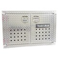 Tradesman 48-inch Diamond Plated Silver Aluminum Flush Mount Dog Chest