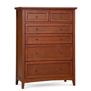 Simply Shaker Glazed Cherry Six-drawer Chest