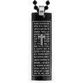 Black Stainless Steel Spanish Lord's Prayer Necklace