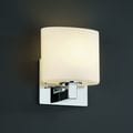 Polished Oval Chrome 1-light Wall Sconce