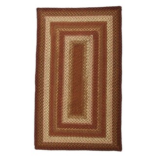 Latte Cotton Braided Rug (2' x 3')