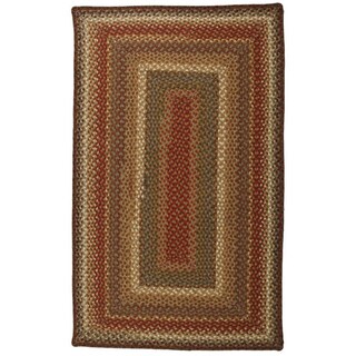 Canyon Creek Green Cotton Braided Rug (1'8 x 2'6)