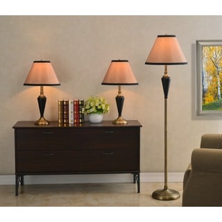 Izaak Bronze 3-piece Lamp Set