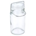 Miu France Round 8-ounce Locking Lid Clear Glass Jars (Set of 12)