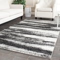 Safavieh Retro Dark Grey/ Light Grey Rug (8'9 x 12')