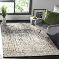 Safavieh Retro Black/ Grey Rug (8' x 8' Square)