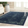 Safavieh Vintage Soft Anthracite Viscose Rug (5'3 x 7'6)