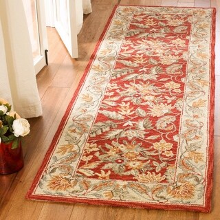 Safavieh Hand-hooked Chelsea Red Wool Rug (2'6 x 20')