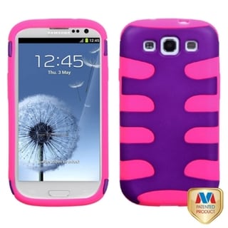 MYBAT Grape/ Electric Pink Fishbone Cover for Samsung Galaxy S III