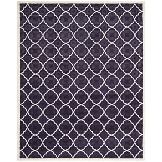 Safavieh Handmade Moroccan Purple Wool Rug (6' x 9')