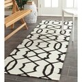 Safavieh Hand-woven Moroccan Dhurrie Ivory Wool Rug (2'6 x 8')