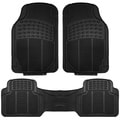 FH Group Black Vinyl Full Set Floor Mats
