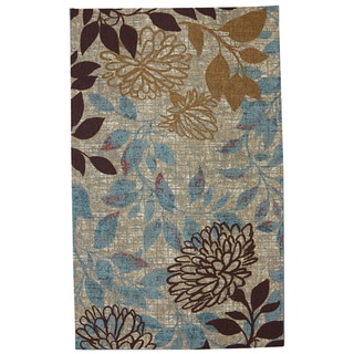 [1] Indoor/Outdoor Angelica Floral Rug (8' x 10')