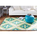 Indoor/Outdoor Floral Splash Rug (5' x 8')