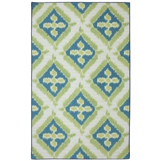 Low Price Indoor/Outdoor Floral Splash Rug (8' x 10')