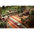 Indoor/Outdoor Metro Stripe Rug (8' x 10')